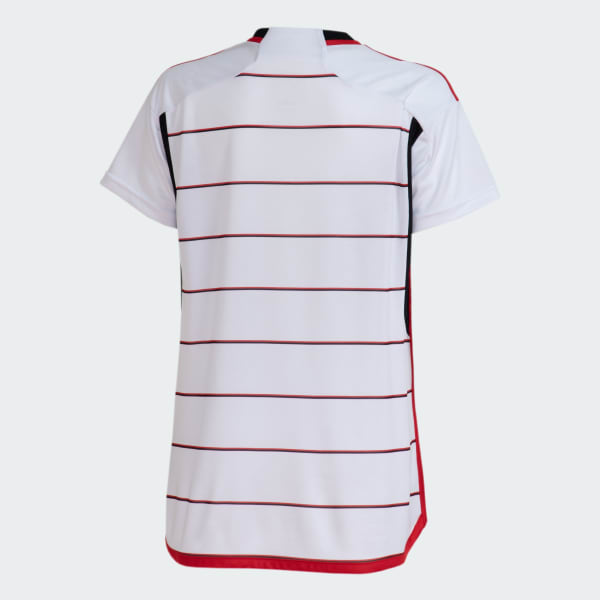 Camisa Flamengo II 23/24 Torcedor Adidas Feminina - Branco