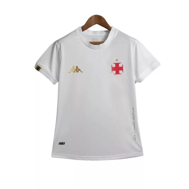 Camisa Vasco da Gama Goleiro 23/24 Feminina Kappa Torcedor - Branco