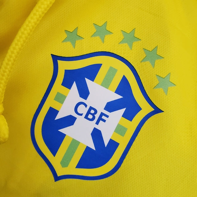 Corta Vento Seleção Brasileira Amarelo e Azul - Nike