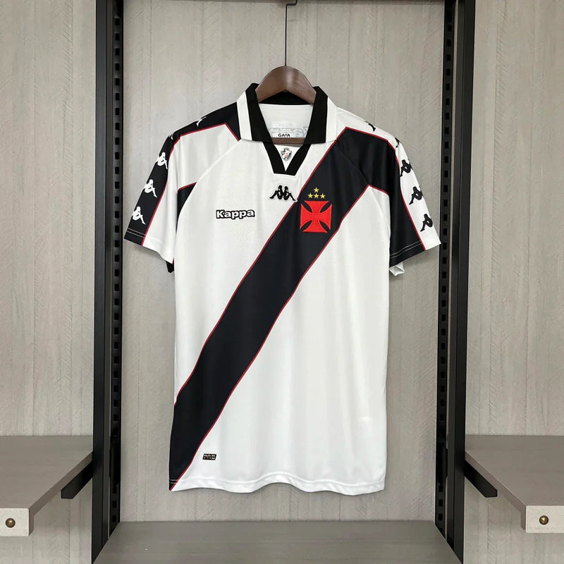 Camisa Vasco Retrô I 1997 Torcedor Kappa Masculina - Branca