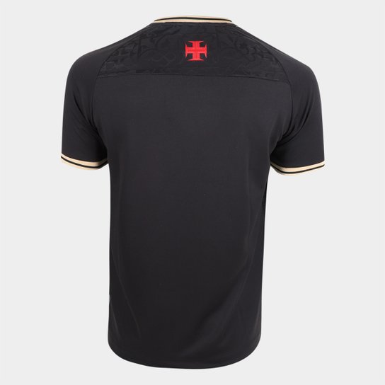 Camisa Vasco da Gama III 22/23 Goleiro Kappa Masculina - Preto