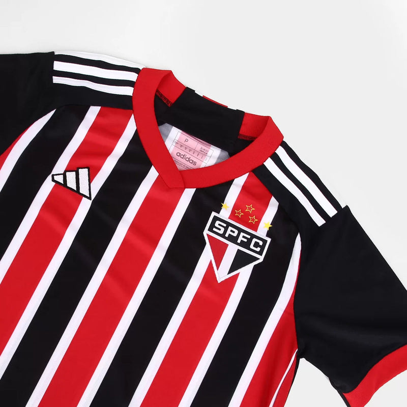 Camisa São Paulo II 23/24 Torcedor Adidas Feminina - Vermelho e Branco