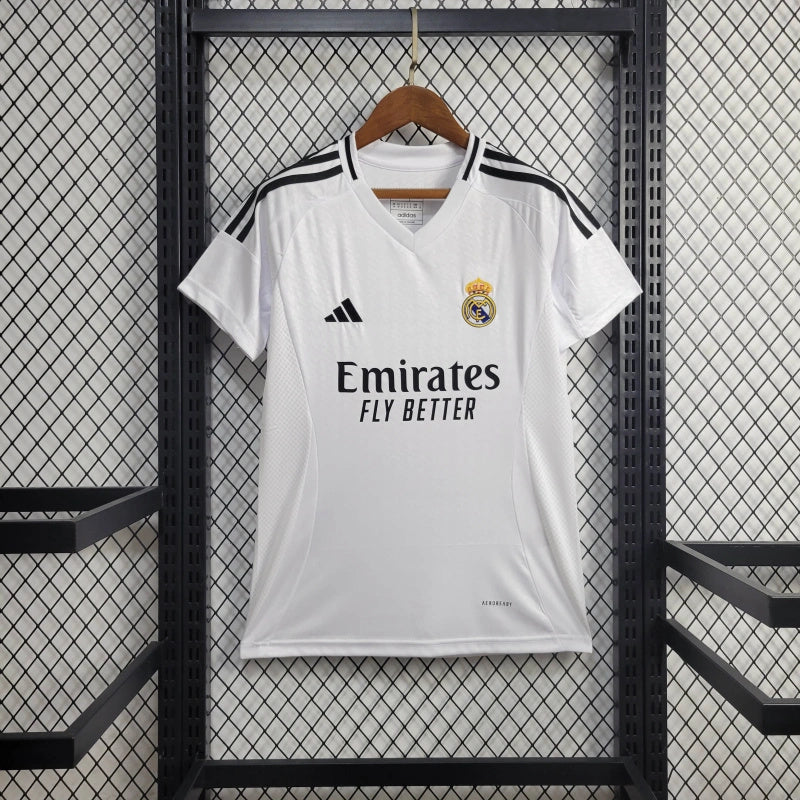 Camisa Real Madrid I 24/25 - Branca - Adidas - Feminina