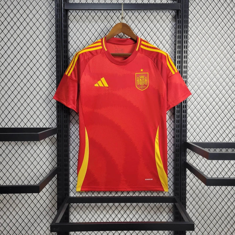 Camisa Seleção Espanha Home 24/25 Torcedor Adidas Masculina - Vermelha