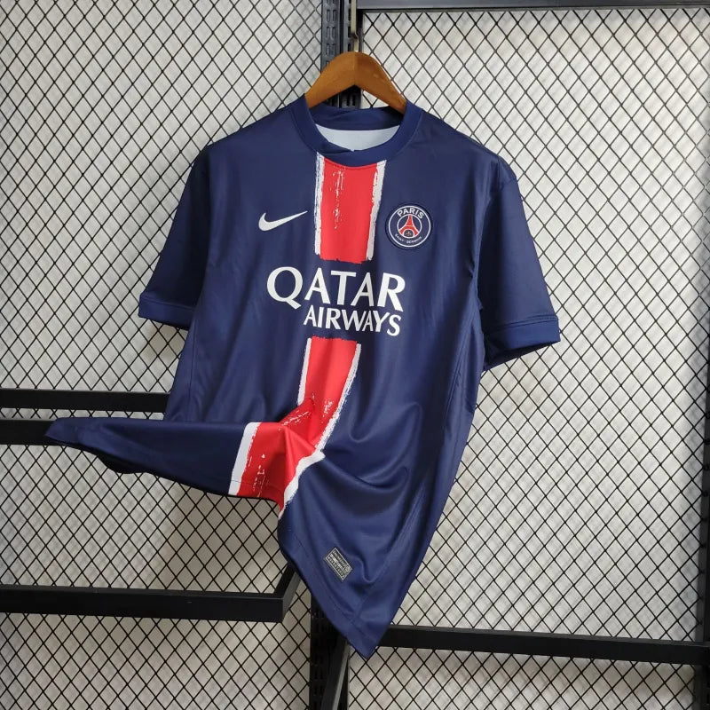 Camisa PSG l 24/25 - Azul e Vermelho - Nike - Masculina