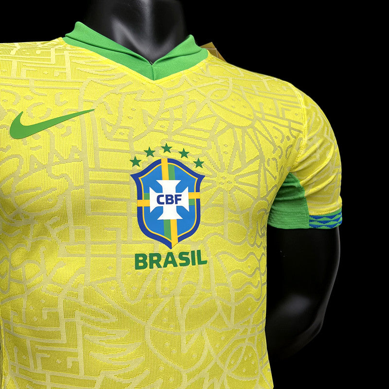 Camisa Seleção Brasileira l 24/25 Versão Jogador - Amarela - Nike