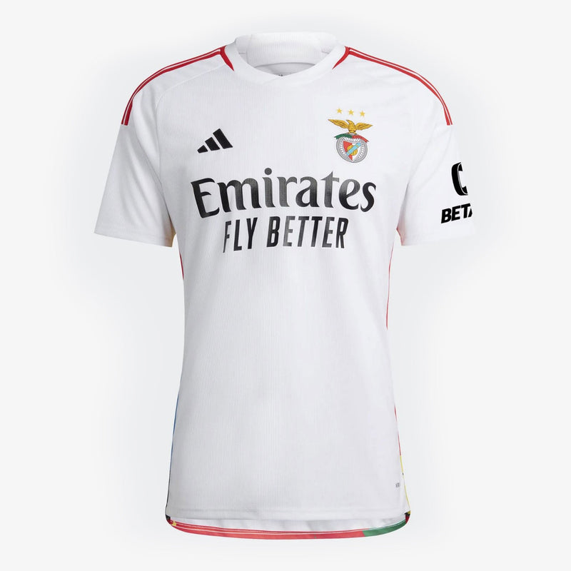 Camisa Benfica lll 23/24 - Branca - Adidas - Masculina