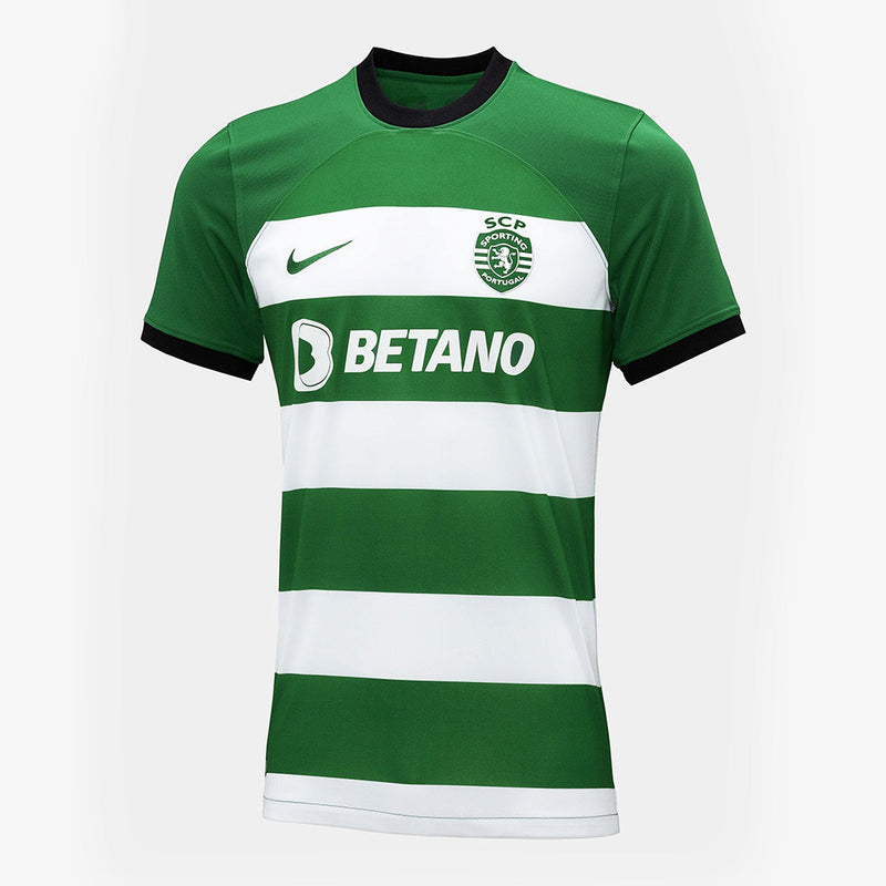 Camisa Sporting l 23/24 - Verde e Branco - Nike - Masculina