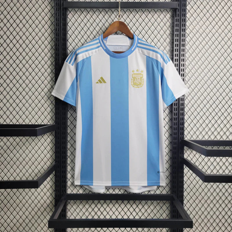 Camisa Seleção da Argentina l 24/25 - Azul e Branca - Adidas - Masculina