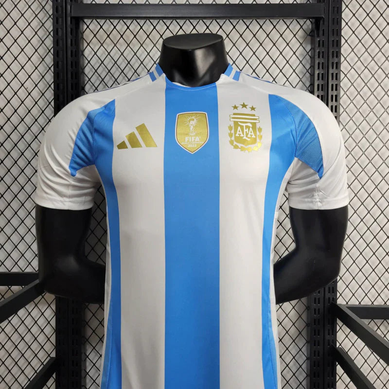 Camisa Seleção da Argentina l 24/25 Versão Jogador - Azul e Branca - Adidas