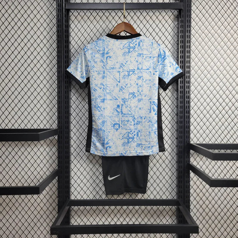 Kit Infantil Seleção de Portugal ll 24/25 - Azul e Preto - Nike