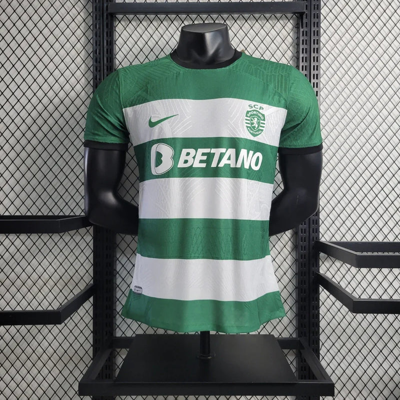 Camisa Sporting l 23/24 Versão Jogador - Verde e Branca - Nike - Masculina