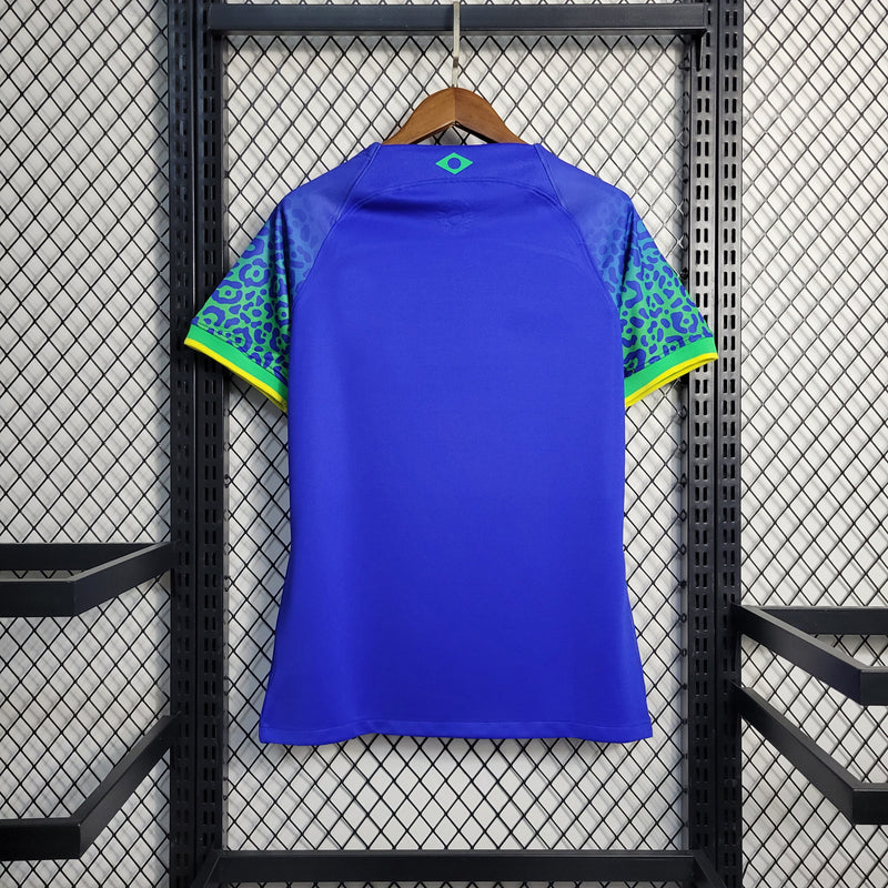 Camisa Seleção Brasileira ll Copa do Mundo 2022 - Azul - Nike - Feminina