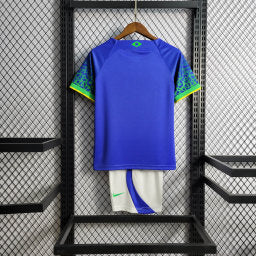 Kit Infantil Seleção Brasileira ll 23/24 - Azul e Branco - Nike