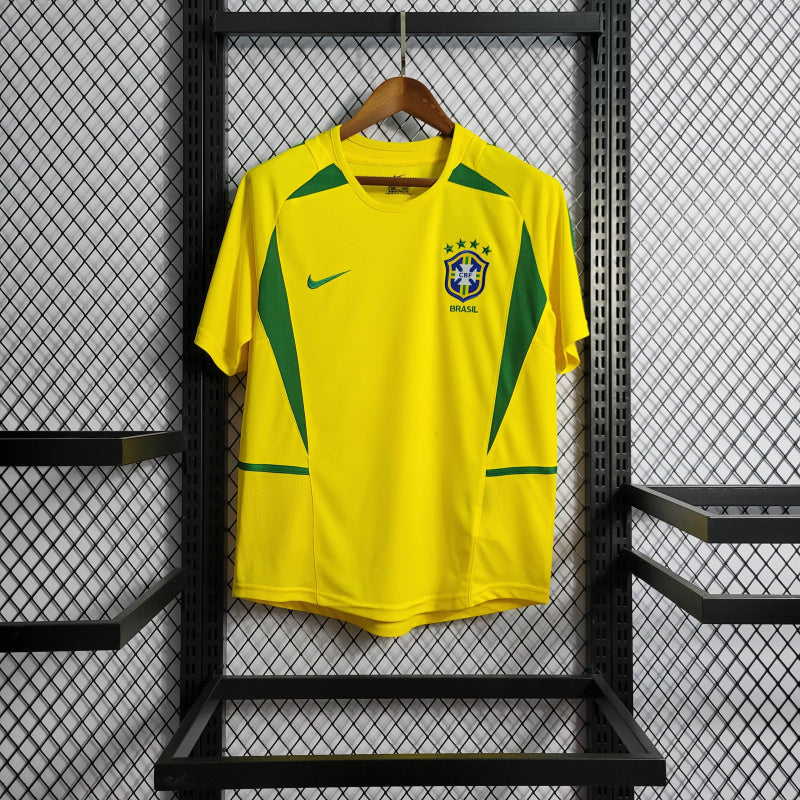 Camisa Retrô da seleção brasileira l 2002 - Amarela - Nike