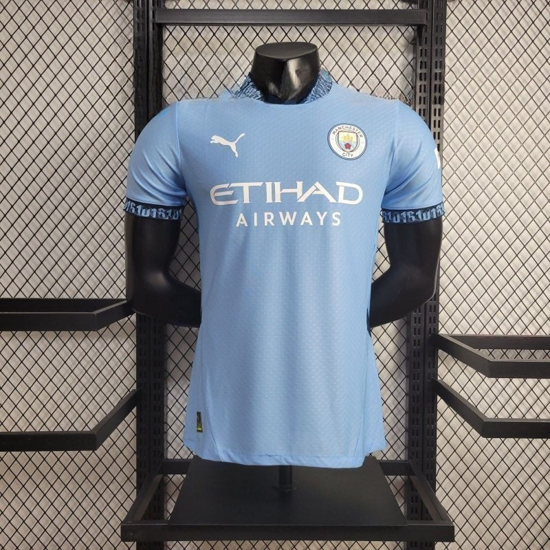 Camisa Manchester City I 24/25 Versão Jogador - Azul - Puma