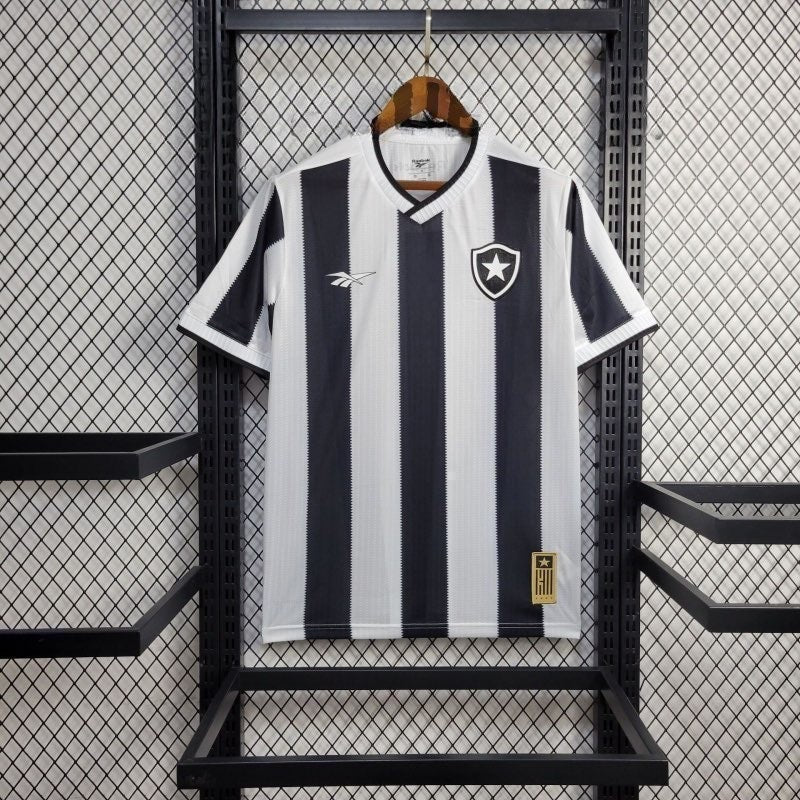 Camisa Botafogo I 24/25 - Branca e Preta - Reebok - Masculina