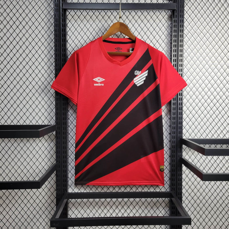 Camisa Athlético Paranaense I 24/25 - Vermelha e a Preta - Umbro - Masculina