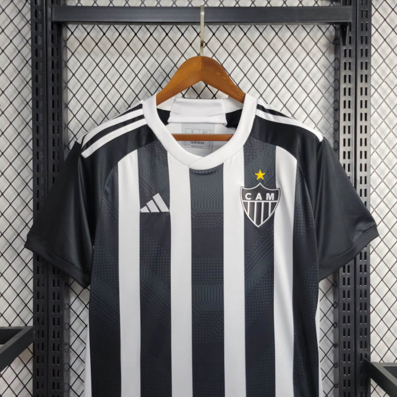 Camisa Atlético Mineiro I 24/25 - Preta e Branca - Adidas - Masculina