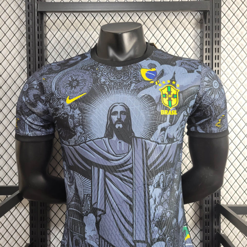 Camisa Seleção Brasileira Concept 2024 Versão Jogador - Cinzenta - Nike