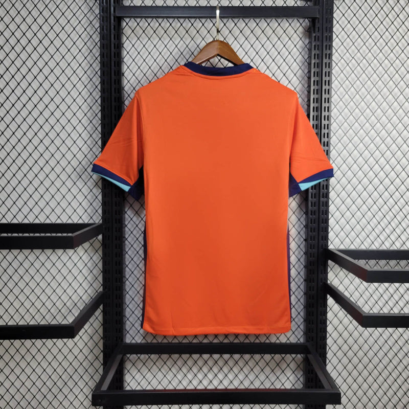 Camisa Seleção da Holanda I 24/25 - Laranja - Nike - Masculina