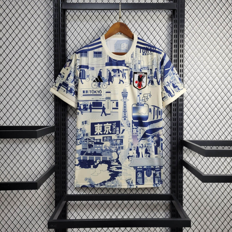 Camisa Seleção do Japão Edição Especial 2024 - Cinzenta - Adidas - Masculina