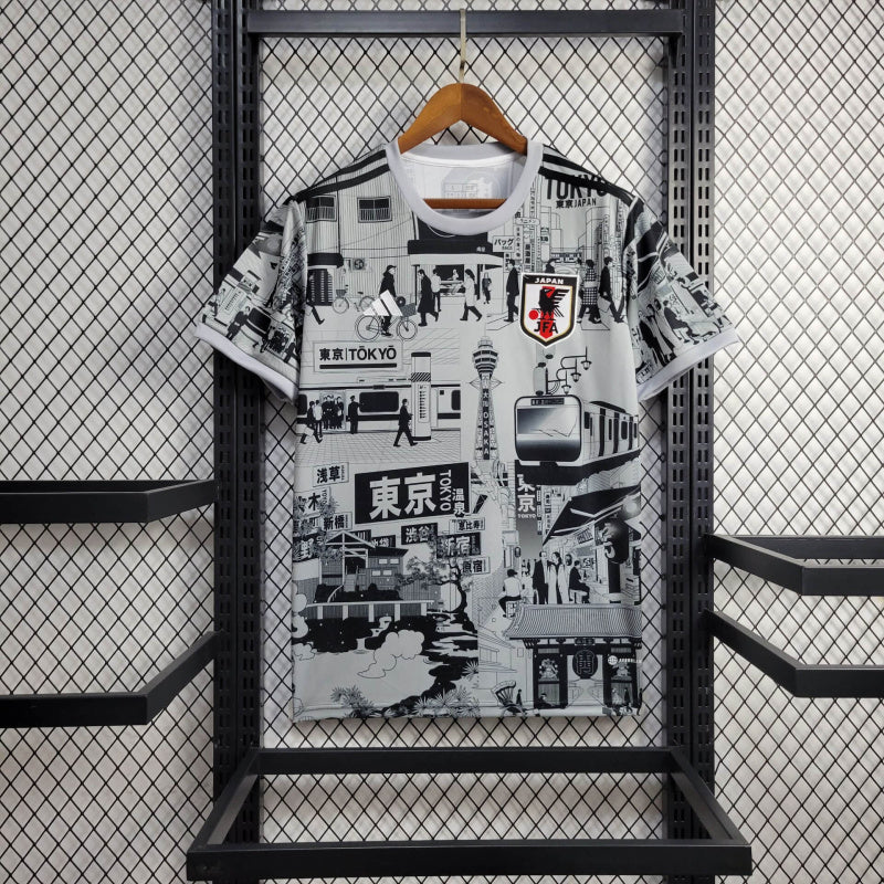 Camisa Seleção do Japão Edição Especial 2024 - Cinzenta - Adidas - Masculina