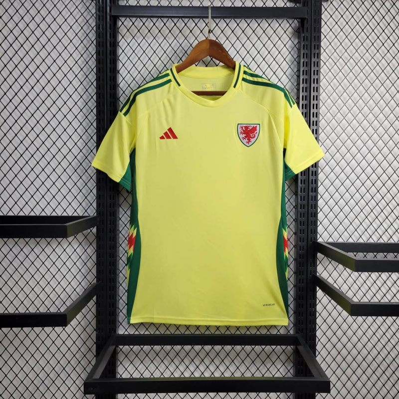 Camisa Seleção País de Gales l 24/25 - Amarela - Adidas - Masculina