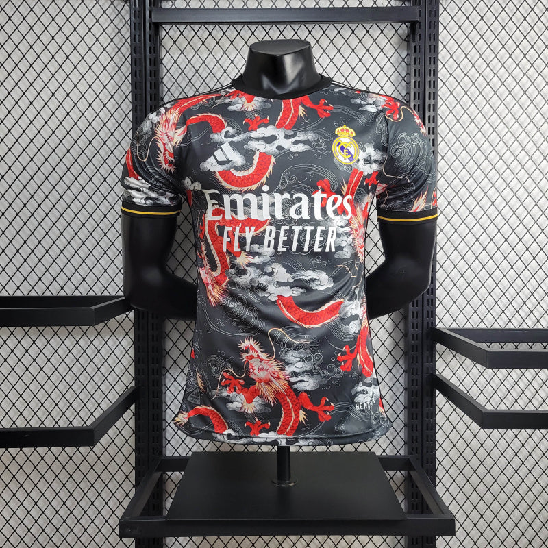 Camisa Real Madrid Edição Especial 24/25 Versão Jogador - Preta e Vermelha - Adidas