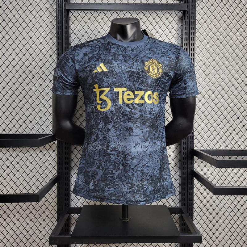 Camisa Manchester United Edição Especial 24/25 Versão Jogador - Azul - Adidas