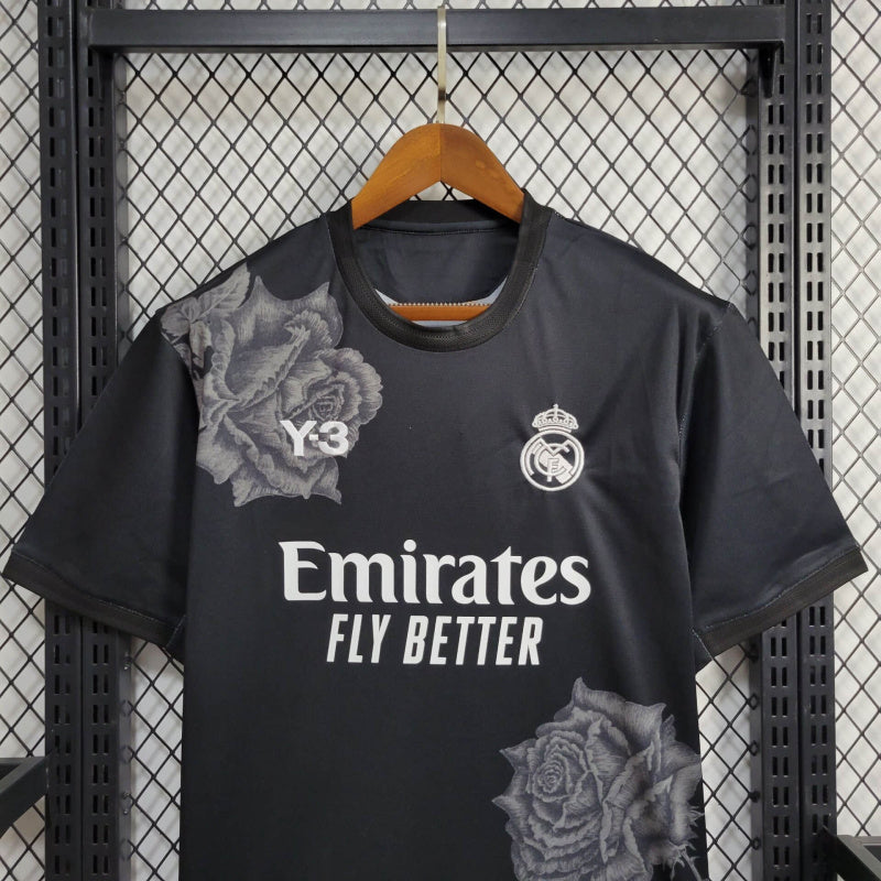 Camisa Real Madrid Edição Especial Y-3 24/25 - Preta - Y-3 - Masculina