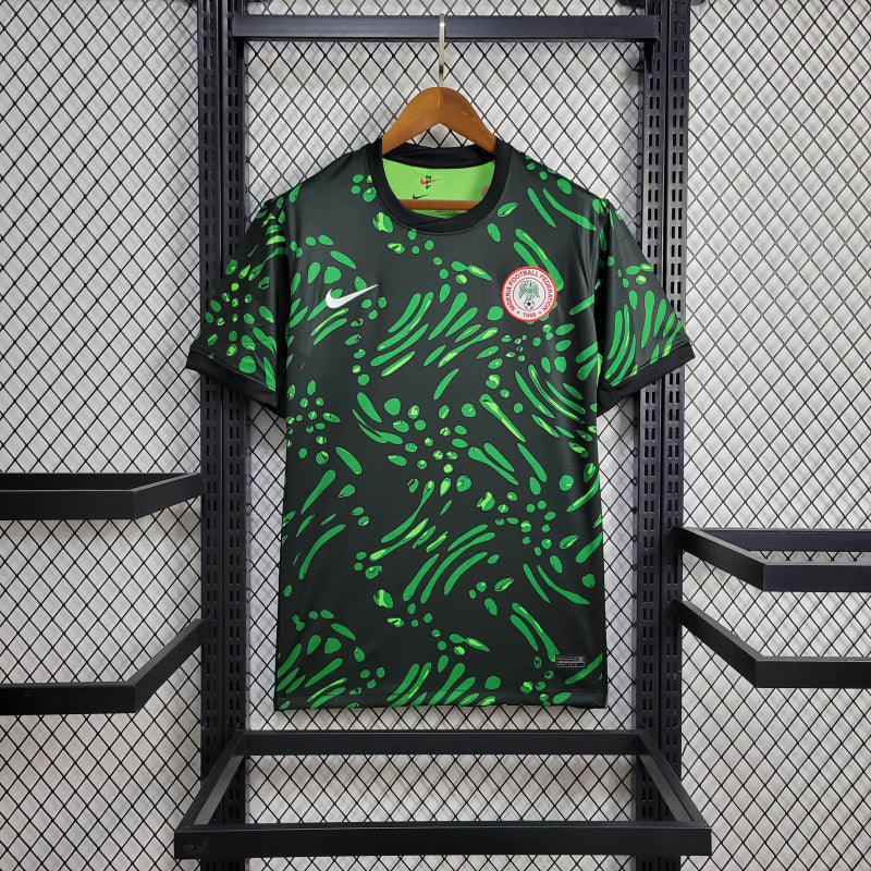 Camisa Seleção da Nigéria ll 24/25 - Preta e Verde - Nike - Masculina