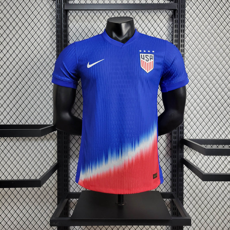 Camisa Seleção do Estados Unidos 24/25 Versão Jogador - Azul, Vermelha e Branca - Nike