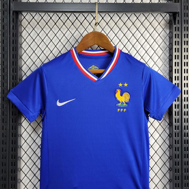 Kit Infantil Seleção da França l 24/25 - Azul - Nike