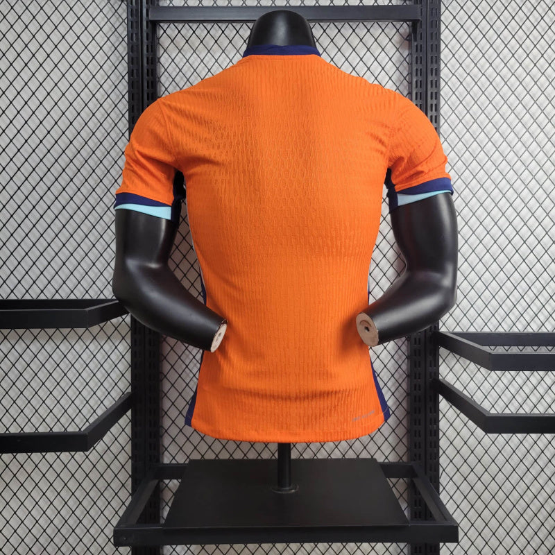 Camisa Seleção da Holanda l 24/25 Versão Jogador - Laranja - Nike