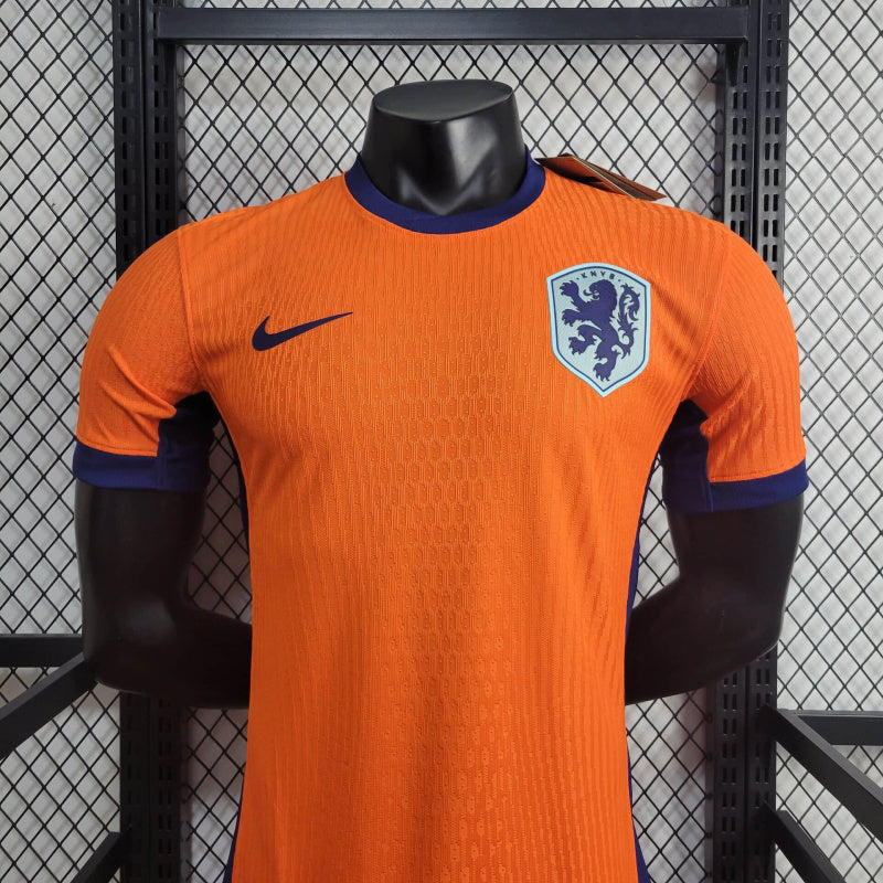 Camisa Seleção da Holanda l 24/25 Versão Jogador - Laranja - Nike