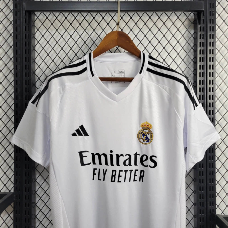 Camisa Real Madrid I 24/25 - Branca - Adidas - Masculina