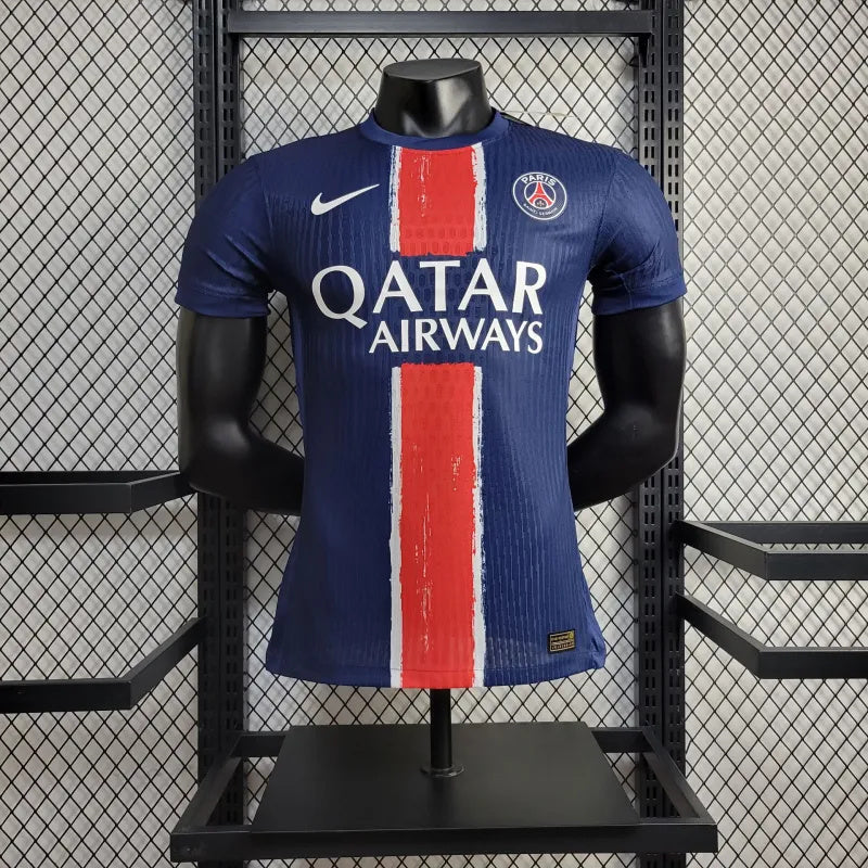 Camisa PSG I 24/25 Masculino Versão Jogador - Azul-Vermelho -Nike