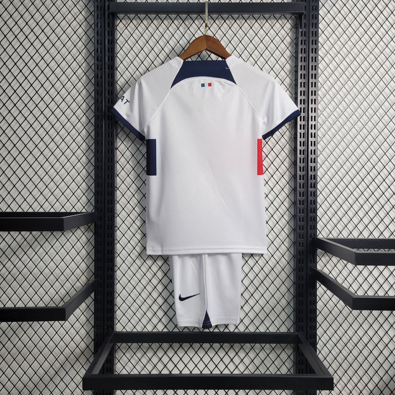 Kit Infantil PSG-23/24-Branco- NIKE