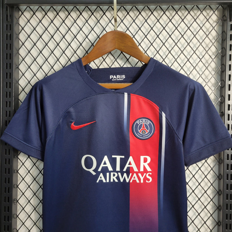 Kit Infantil PSG-23/24-Azul Vermelho - NIKE