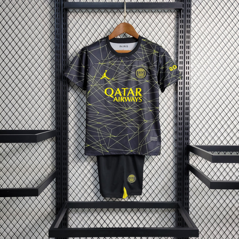 Kit Infantil PSG-23/24-Preto - NIKE