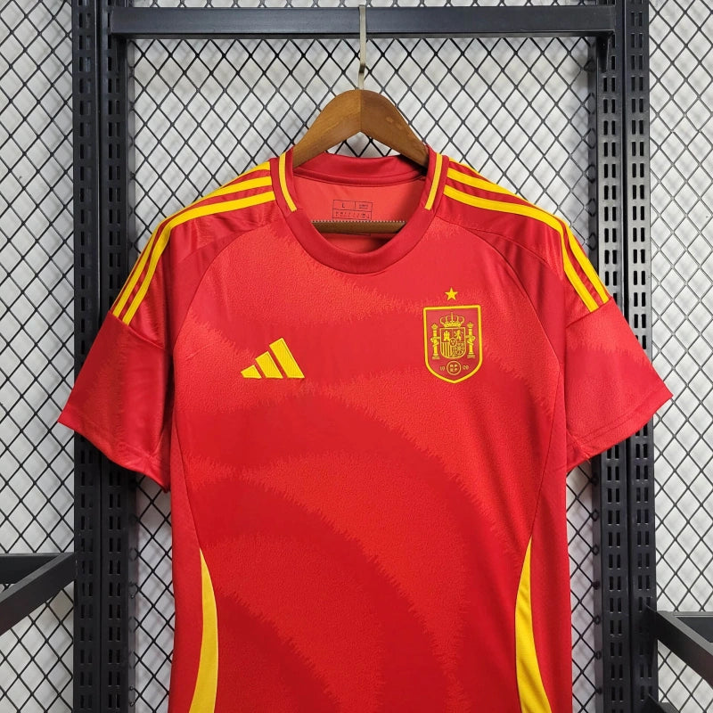 Camisa Seleção Espanha Home 24/25 Torcedor Adidas Masculina - Vermelha