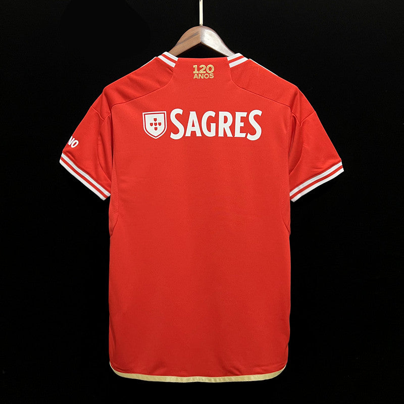 Camisa Benfica l 23/24 - Vermelha e Branca - Adidas - Masculina