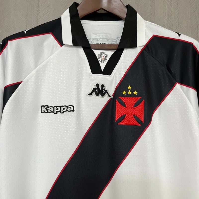 Camisa Vasco Retrô I 1997 Torcedor Kappa Masculina - Branca