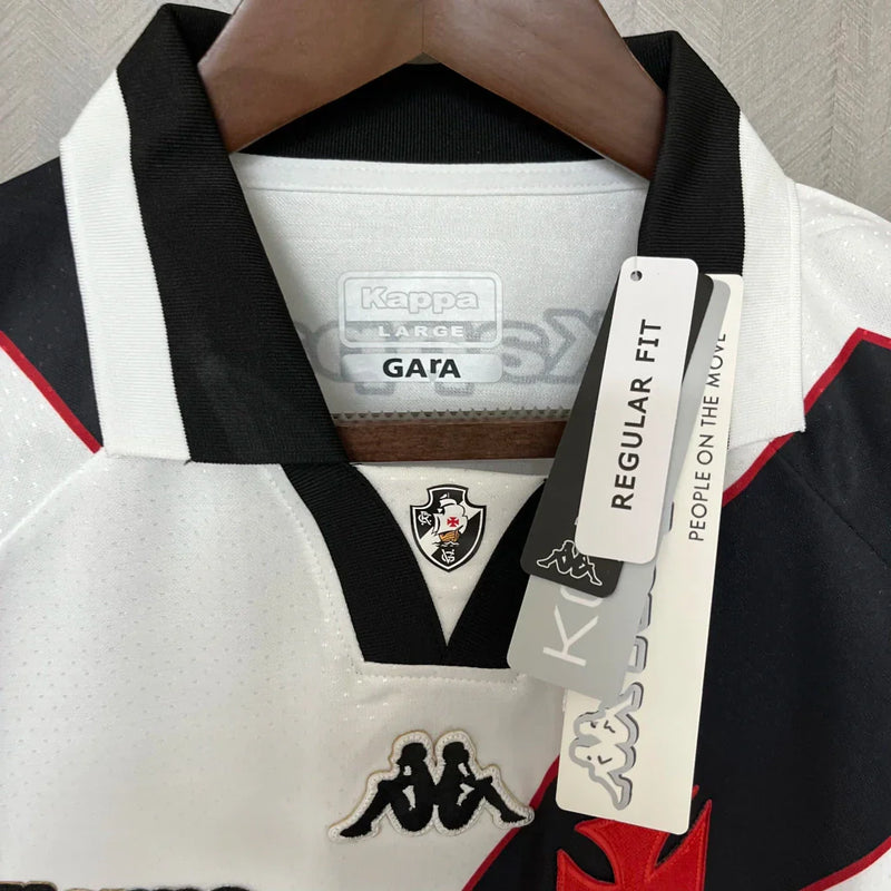 Camisa Vasco Retrô I 1997 Torcedor Kappa Masculina - Branca