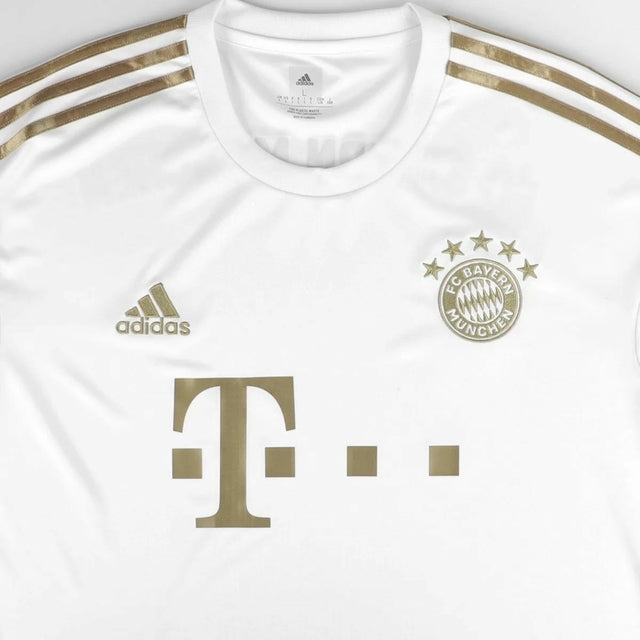 Camisa Bayern de Munique II 22/23 Branca e Dourada - Adidas