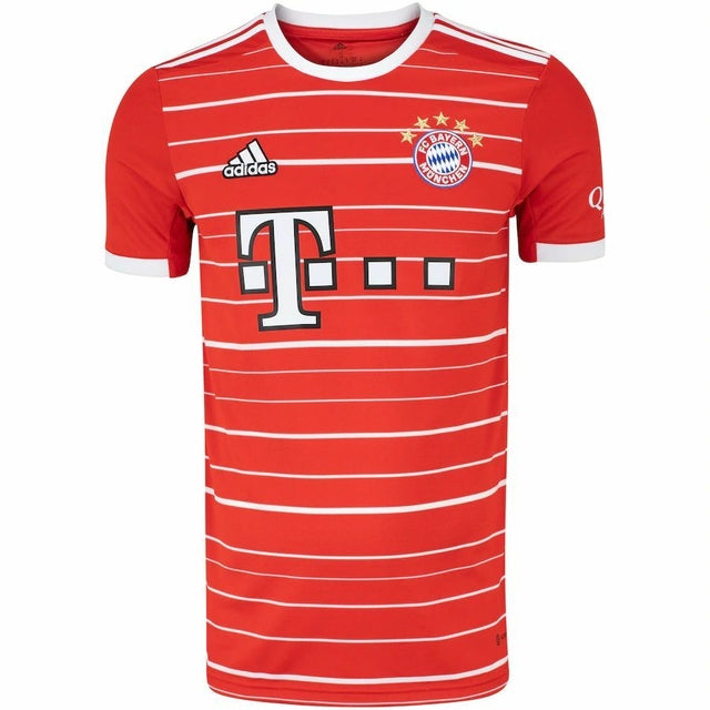 Camisa Bayern de Munique I 22/23 Vermelha e Branca - Adidas