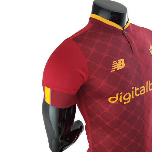 Camisa Roma I 22/23 Masculino Jogador - Vermelha