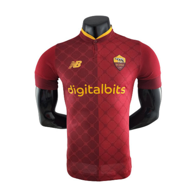 Camisa Roma I 22/23 Masculino Jogador - Vermelha