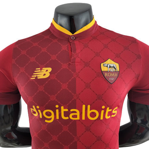 Camisa Roma I 22/23 Masculino Jogador - Vermelha